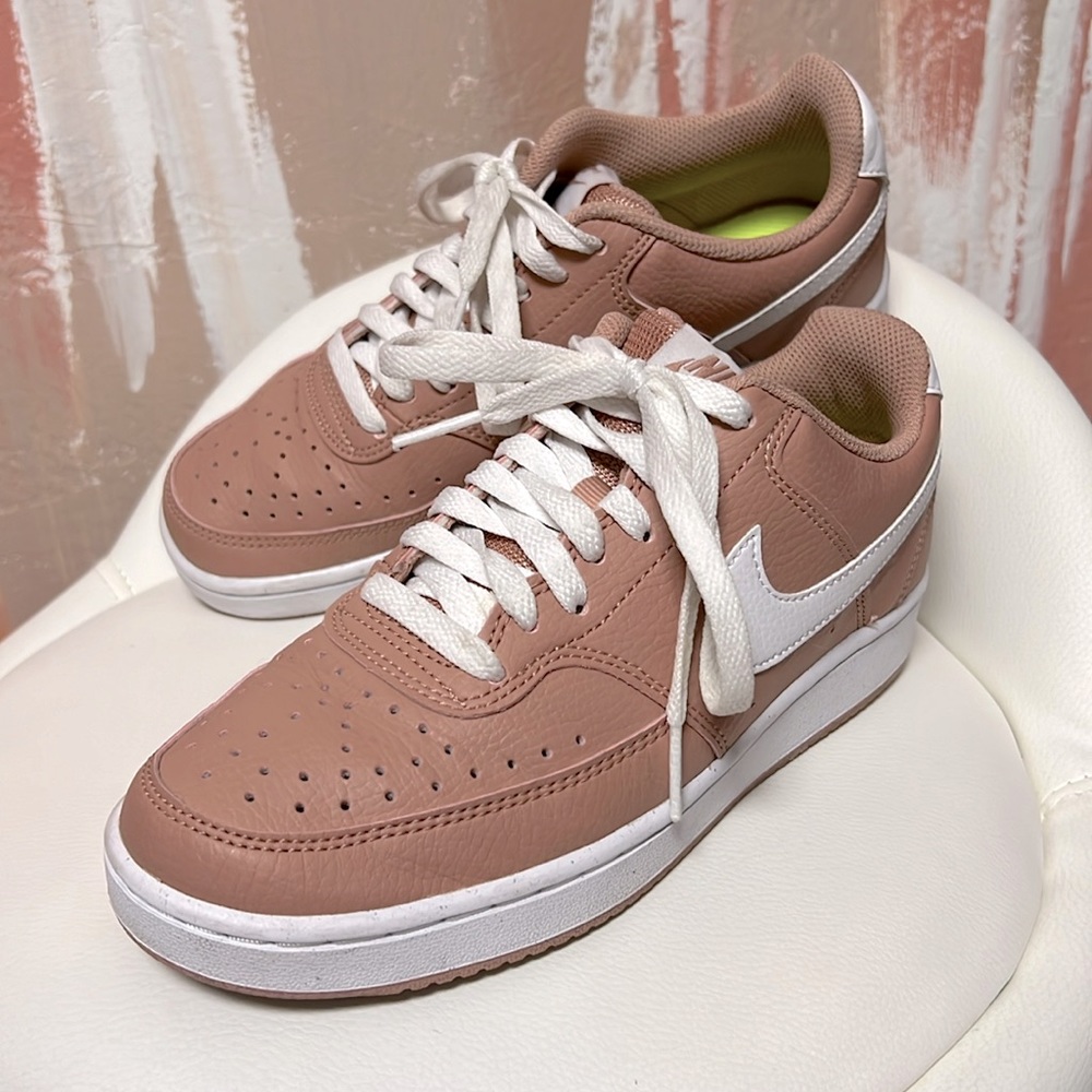 Nike Womens court vision low next nature “rose whisper”